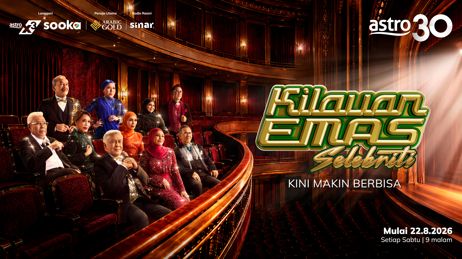 Poster Kilauan Emas Selebriti
