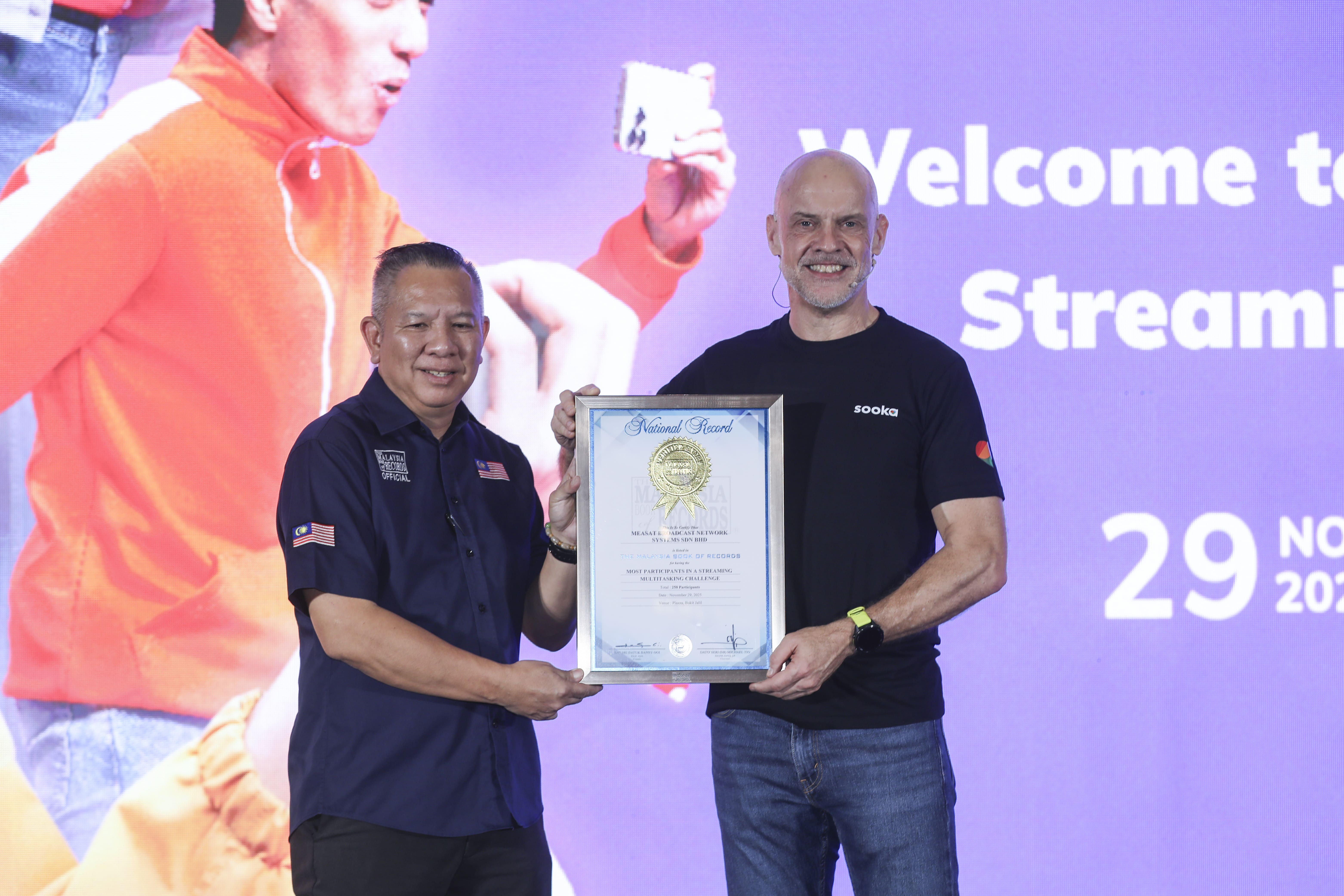 sooka Gilerrr Streaming Challenge Earns Malaysia Book of Records Title with Massive Turnout at Pavilion Bukit Jalil