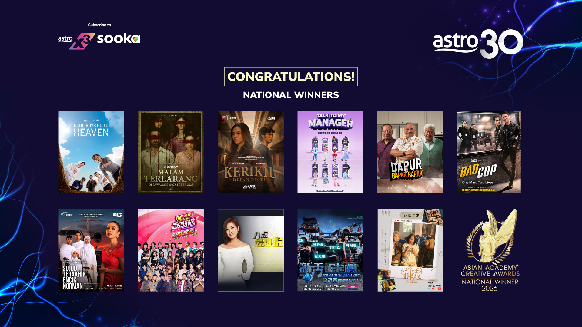 all titles winner posters